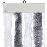  Zastor protiv muha sivo-bijeli 100 x 200 cm od šenila | shoptok.hr