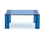 Kave Home Modra steklena mizica 85x85 cm Adularia – | Shoptok.si
