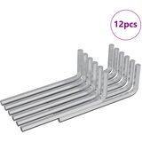 Hex ključ 12 pcs Srebrno 22 x 66 mm Čelik | shoptok.hr