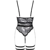 Cottelli otvoreni, remenasti seksi body (crni) | shoptok.hr