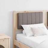  Tapecirani uzglavlje Smeđa 135 cm Masivni bor i tkanina | shoptok.hr
