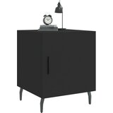  Noćni ormarić crni 40 x 40 x 50 cm od konstruiranog drva | shoptok.hr
