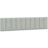 vidaXL Okvir kreveta s LED svjetlima svijetlosivi 200x200cm baršunasti | shoptok.hr