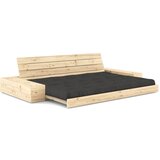 Karup Design Temno siva raztegljiva sedežna garnitura 244 cm Base – | Shoptok.si