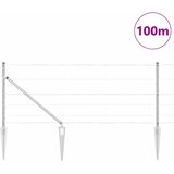 Zavareno žičano ograđivanje s bodljama 100 x 0,8 m Srebrna | shoptok.hr