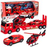 Vatrogasni set za spašavanje, kamion, vučni kamion, automobil, helikopter, svjetla, zvuk | shoptok.hr