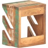  Zidni držač za skateboarde 25x20x30 cm masivno obnovljeno drvo | shoptok.hr