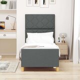 vidaXL Postelja Temno Siva 80x200 cm Tkanina, (22049671) | Shoptok.si
