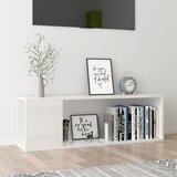 vidaXL TV omarica visok sijaj bela 100x24x32 cm iverna plošča Cene