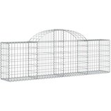  Lučne gabionske košare 14 kom 200x30x60/80 cm pocinčano željezo | shoptok.hr
