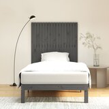 Zidno uzglavlje sivo 108x3x110 cm od masivne borovine | Eponuda.ba