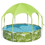 Bestway Napihljiv bazenček Steel Pro Splash in Shade (Ø x V: 244 x 51 cm) cene