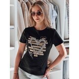 DStreet T-shirt damskie w serca MARISS czarny | Shoptok.si
