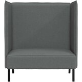 SOFA s visokim naslonom 101cm Tamno siva tkanina | shoptok.hr