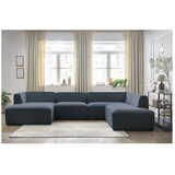 Bobochic Paris Tamno plava kutna garnitura (s desnim kutom/u obliku slova "U") Megeve – | shoptok.hr