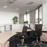 MID.YOU Vrtljiv Stol Top Work 77, Črna | Shoptok.si