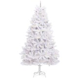  Umjetno božićno drvce s nogom Bijelo 300 cm PVC i čelik | shoptok.hr