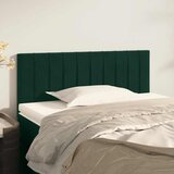  Uzglavlje tamnozeleno 80 x 5 x 78/88 cm baršunasto | Eponuda.com