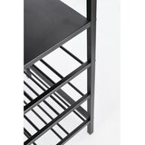 YES EVERYDAY Crna metalna vitrina za vino broj boca 15 kom, 48,5x84,5x34 cm Isaac – | shoptok.hr