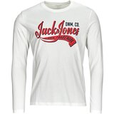 Jack & Jones JJELOGO TEE LS O-NECK 2 COL AW23 SN Bijela Cijene