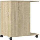  Stalak za pisač s kotačima boja hrasta sonome 60 x 40 x 68,5 cm | shoptok.hr