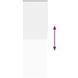 vidaXL rolo zatemnjena bela 80x210cm tkanina širina 75,7cm poliester | Shoptok.si