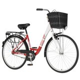 Visitor bicikl fashion bloom 28" alu 17" v-brake kontra quanda 155-178cm (s/m) crveno beli perla 1282079 | Eponuda.com