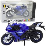 Metalni motor za igru sa zvučnim i svjetlosnim efektima R1 1:12 - tamno plavi | shoptok.hr