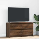 Furnova TV omarica rjav hrast 100x35x54 cm inženirski les, (21922833) Cene