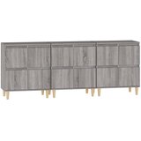  Komode 3 kom boja hrasta 60 x 35 x 70 cm od konstruiranog drva | shoptok.hr