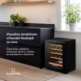 Klarstein Bevora prostostoječi hladilnik za vino | 4 police | 62 litrov | 20 steklenic | 43 cm | Shoptok.si