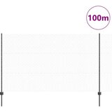  Ograda s postovima Siva 1 4 x 100 m Čelik i PVC | shoptok.hr
