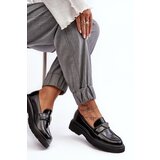 Boto Women's Loafers Moccasins On A Flat Heel Black Venla | Shoptok.si