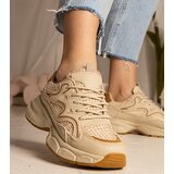 D/CEO marka niezdefiniowana Beige women's sports sneakers Maurita | ePonuda.com