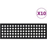vidaXL Podloge za stopnice 10 kosov 25x75 cm guma | Shoptok.si