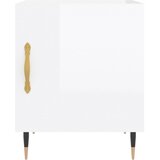  Noćni ormarići 2 kom sjajni bijeli 40x40x50cm konstruirano drvo | shoptok.hr
