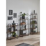 CARRYHOME regal 60/164/36 cm črna, barve hrasta | Shoptok.si
