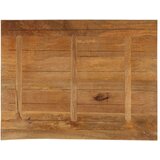 Stolna Mizna plošča z naravnim robom 100x80x3,8 cm trden mangov les, (21410724) | Shoptok.si