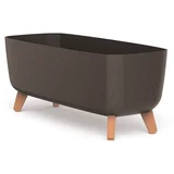 Dekorativna saksija Case Eco Wood L600W , Braon
