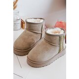 Kesi Children's green insulated snow boots Leonora Cene'.'