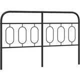 Maison Chic kovinsko posteljno vzglavje - vzglavna omarica - nočna omarica črno 150 cm, (21704721) Cene