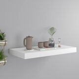 vidaXL Stenska polica bela 50x23x3,8 cm MDF Cene