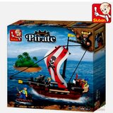 Sluban kocke piratski ratnički brod 226 kom | ePonuda.com