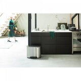 Brabantia Koš za smeti Bo Pedal Bin, 3x 11 L, srebrn | Shoptok.si