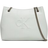 Calvin Klein Jeans SCULPTED CHAIN SHOULDER LV04K3163G Siva Cijene