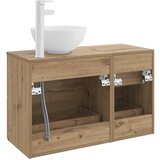  Set namještaja za kupaonicu 2 kom. Hrast artisan Smeđa 49,5 x 41 x 80 cm | shoptok.hr