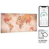 Klarstein Wonderwall Air Art Smart, infracrveni grijač, 120 x 60 cm, 700 W, aplikacija, svijet | shoptok.hr