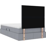  Krevet s prostorom za pohranu s LED-om s madracem Svijetlo siva | shoptok.hr