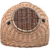 vidaXL Transporter za mačke 60 x 45 x 45 cm od prirodne vrbe | shoptok.hr