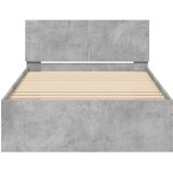  Okvir kreveta s uzglavljem LED siva boja betona 100 x 200 cm | Eponuda.com